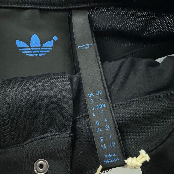 NWT Adidas Women’s Club Adibreak Black Snap Leg Track Pants Activewear Size 4 - Picture 6 of 14